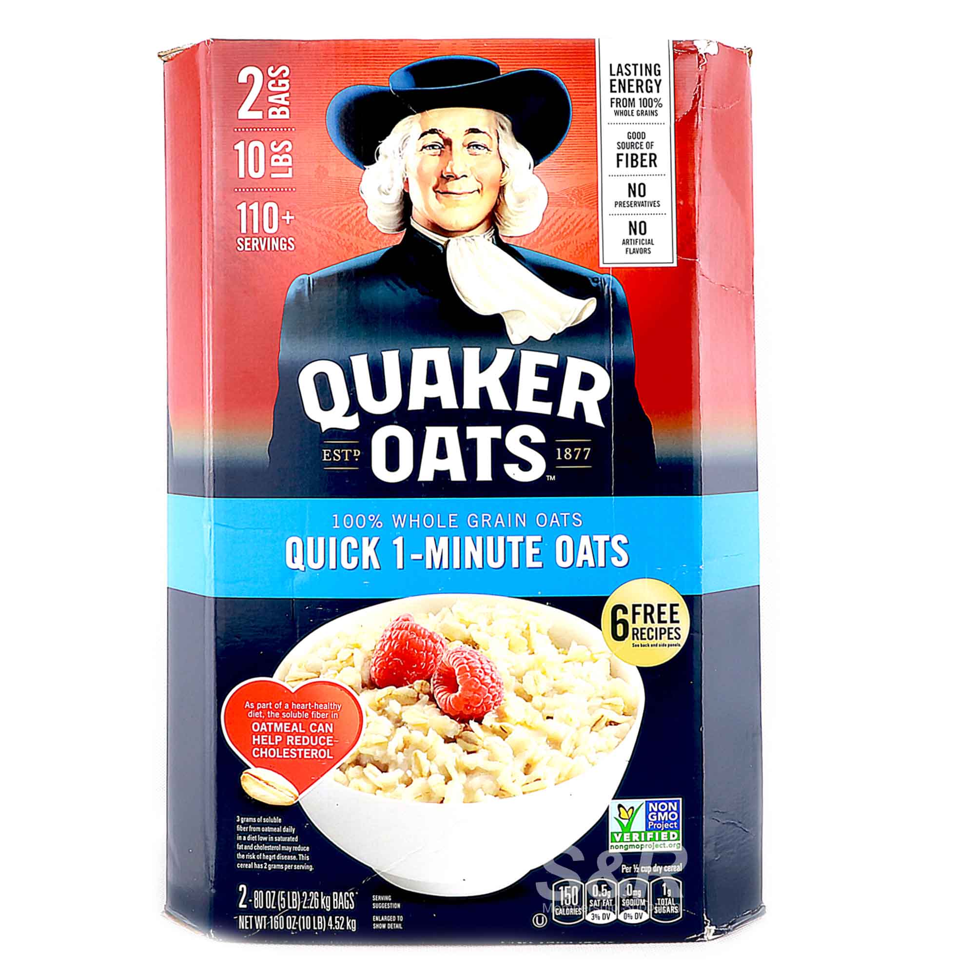 Quaker Oats Quick 1-Minute Oats 4.52kg